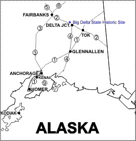 Big Delta State Historical Site Map