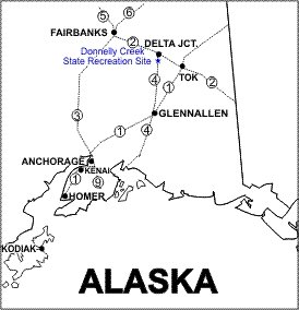 Donnelly Creek SRS Location Map