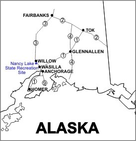 Nancy Lake SRS Location Map