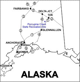 Porcupine Creek SRS Location Map