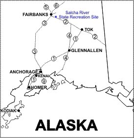 Salcha River SRS Location Map