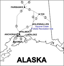 Squirrel Creek SRS Location Map