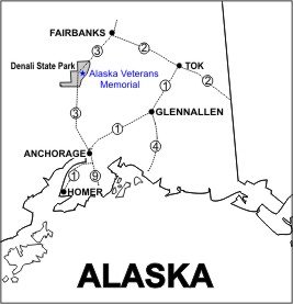 Driving directions to Veterans Memorial