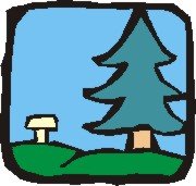 tree and bench logo