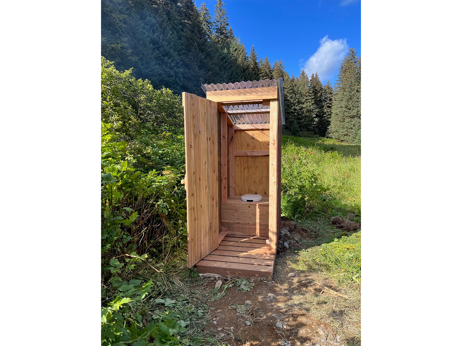 Waterfall Bay Cabin Outhouse
